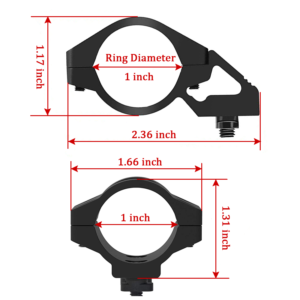 M-Lok Zaklamp Mount Laserlicht 45 Graden Ring Mount Jacht Tactische Zaklamp Accessoire Voor M-Lok Rail systemen