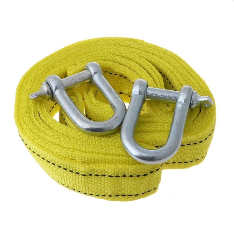 Car Tow Rope Straps with Hooks-5 Tons 4 Meters(13.12ft) with Vehicle Storage Bag High Strength Emergency Towing Rope Cable