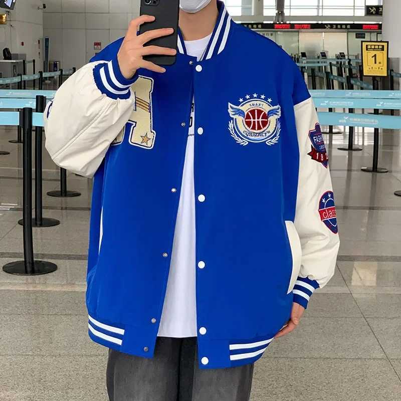 American loose bomber jacket mens casual top autumn and winter Japanese fashion brand couple jacket W241111