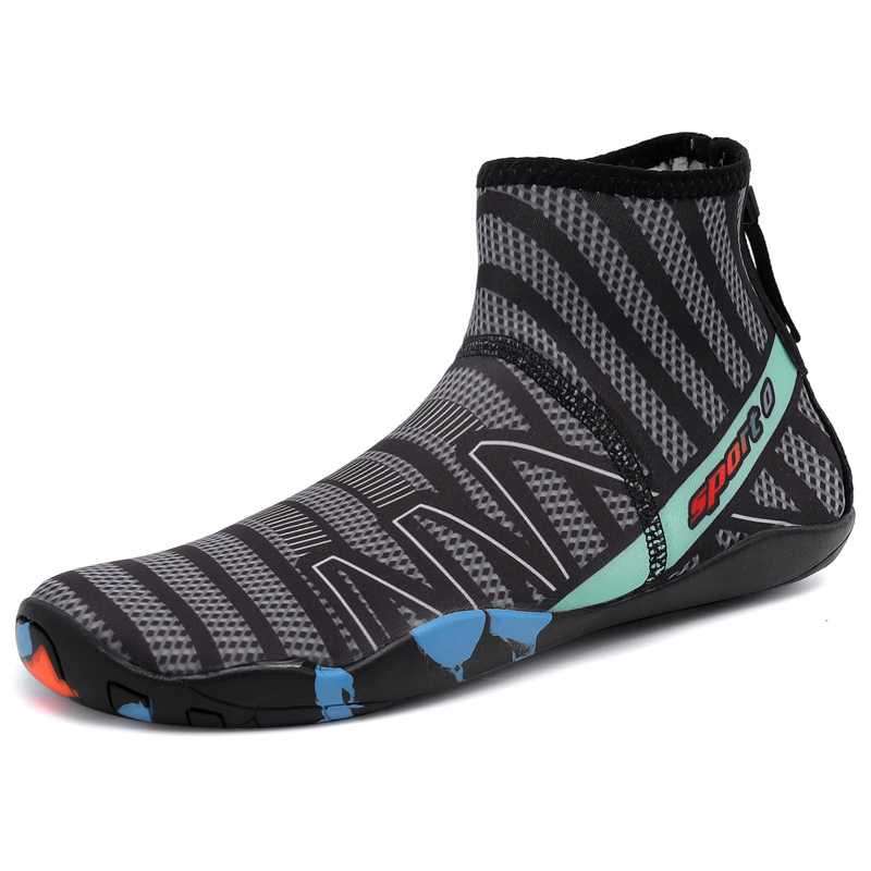 Men's Fishing Aqua Sneakers Unisex Water Shoes Barefoot High Top Beach Sandals Women Breathable Outdoor Sports Wading Slippers