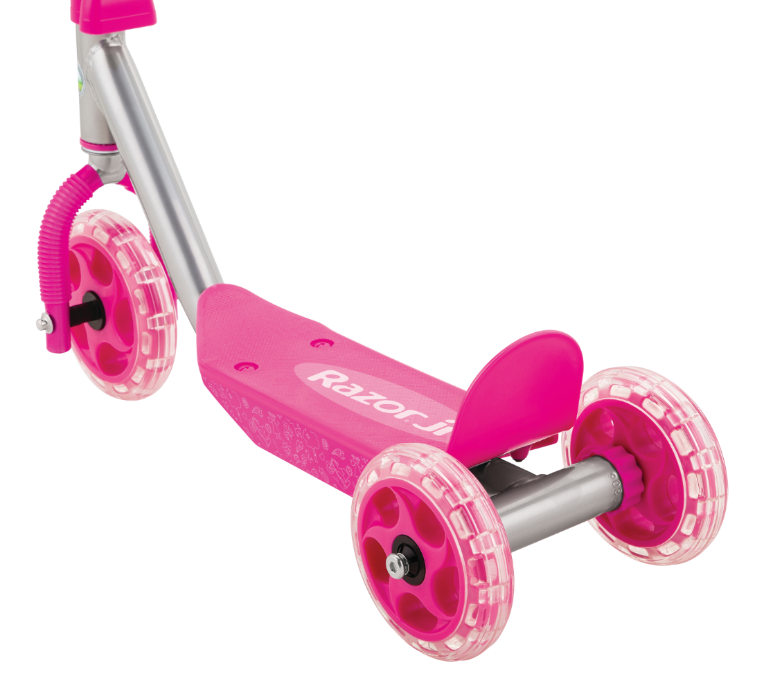 3-Wheel Lil' Kick Scooter - for Ages 3 and Up, Pink Scooter for Kids Scooter Trick