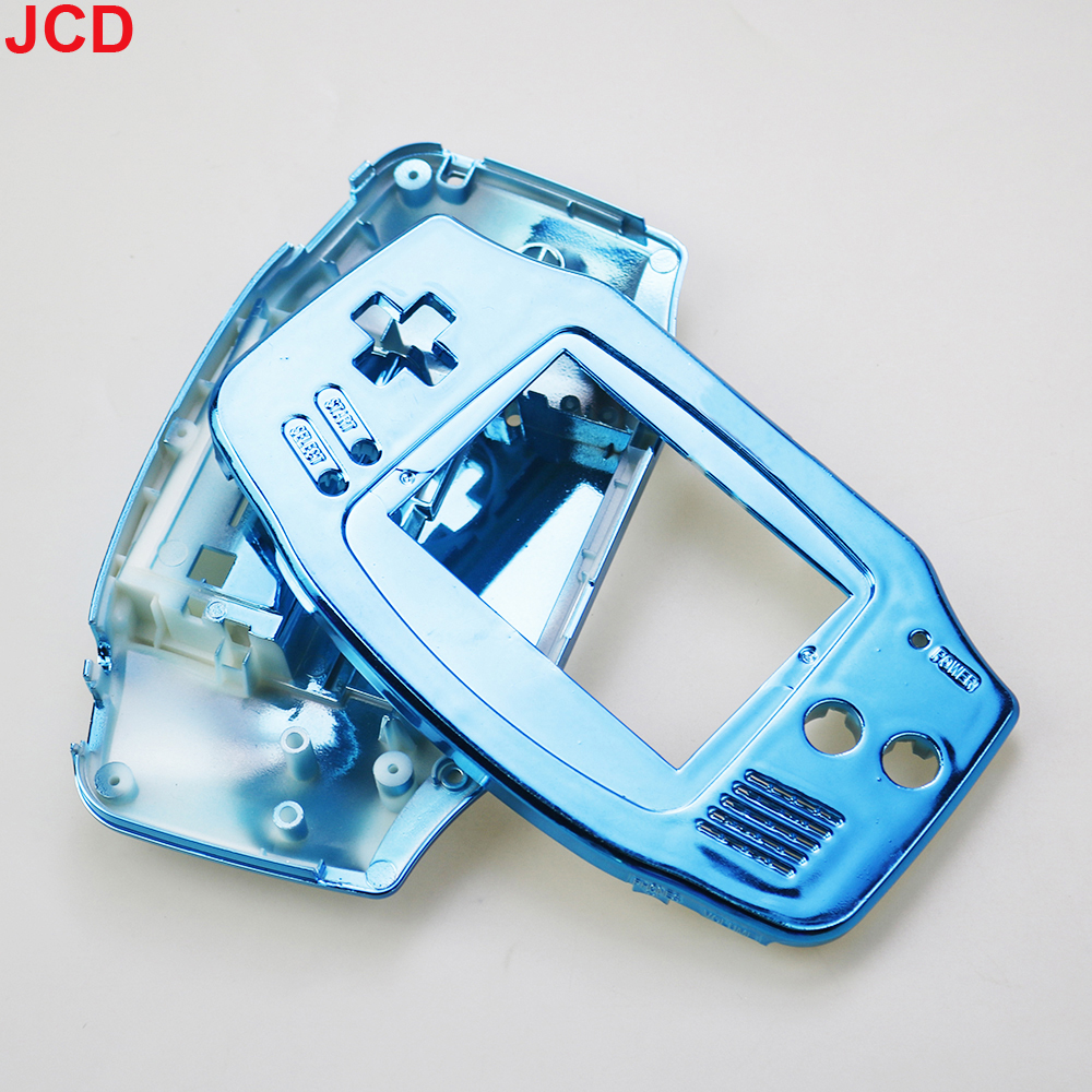 JCD Electroplating For GameBoy Advance Game Console New Housing Shell Sets For GBA Shell Case Cover With Screen Lens And Screw
