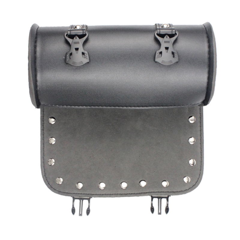 Motorcycle Fork Bag Waterproof Leather Autobike Saddlebags Handlebar Storage Tool Pouch Scooter Electric Bicycle Accessories