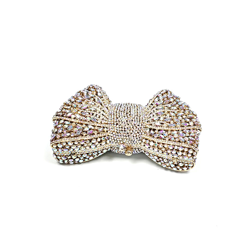 NWE bow knot crystal purses Classical women accessories diamonds luxury clutches Bridal wedding party Popsicle purses