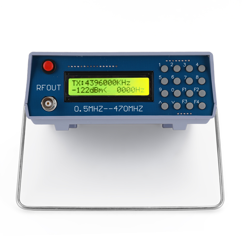 0.5MHz-470MHz RF Signal Generator Meter Tester for FM Radio Walkie-talkie Debug Digital CTCSS Singal Output
