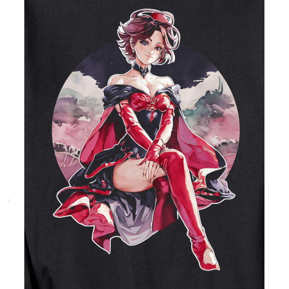 Long Sleeve Shirts for Men sweatshirt Anime Fantasy Art Magical Girl Women Gift Sweatshirt T shirt Tee Streetwear Casual tops clothes