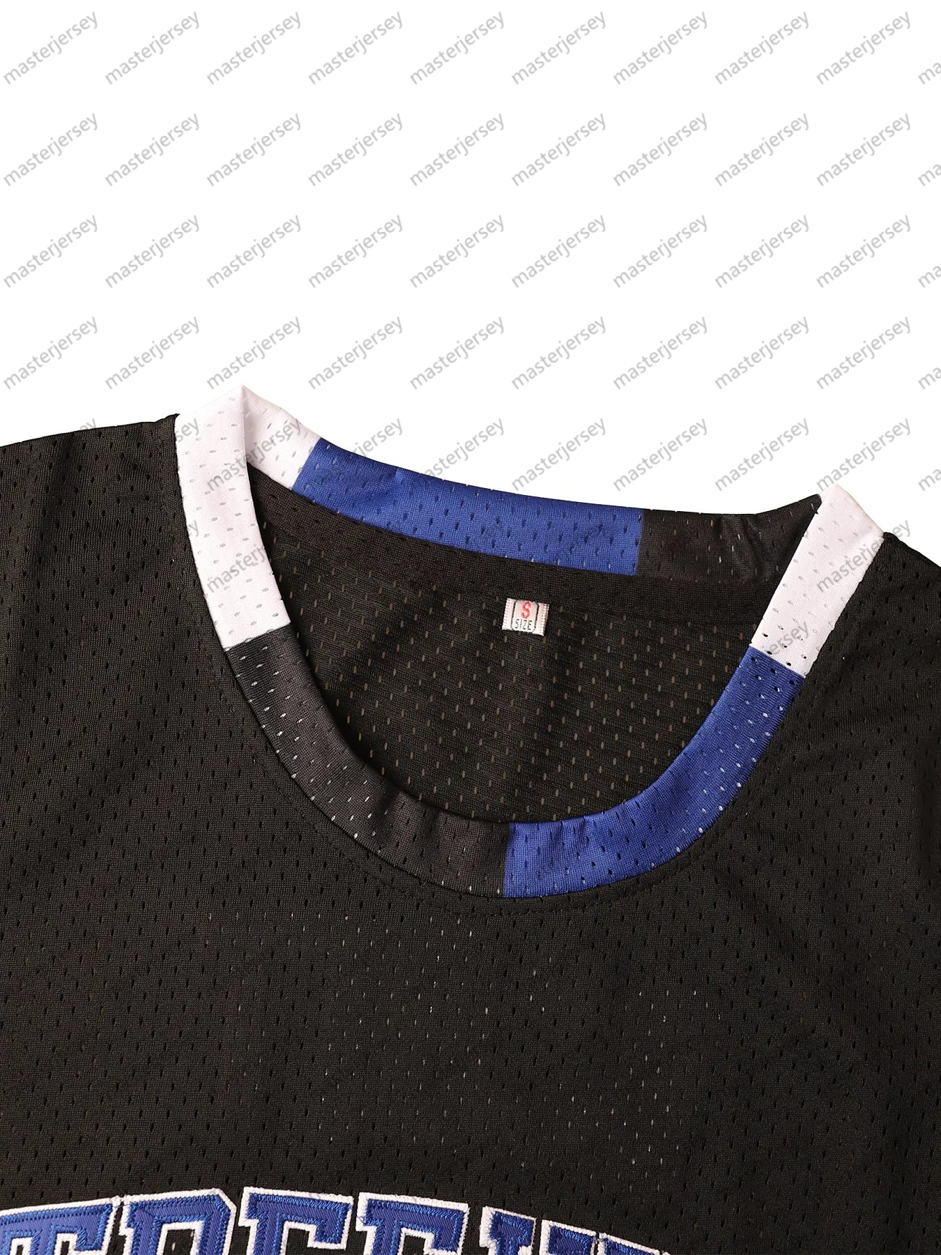 #33 SMITH Men's Basketball Jersey Sweatshirt - Embroidered Movie Mesh Letters & Numbers, Crew Neck Sleeveless Training Vest, Loose Fit Athletic T