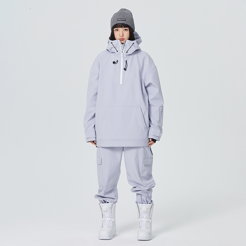 New 2025 Men Women's Ski Suit Outdoor Sports Windproof Waterproof Thick Winter Warm Skiing Snow Jacket Pants Snowboarding Sets