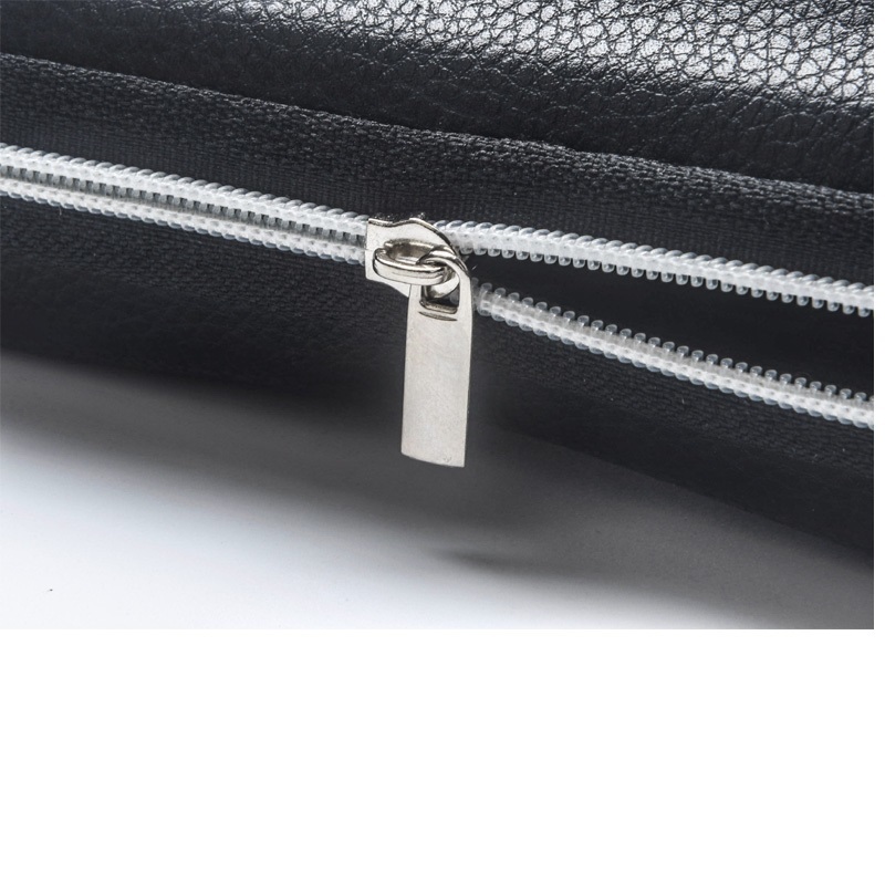 Luxury Leather Glasses Case Portable Sunglasses Reading Glasses Carry Bag Zipper Box Protective Case Cover Eyewear Accessories