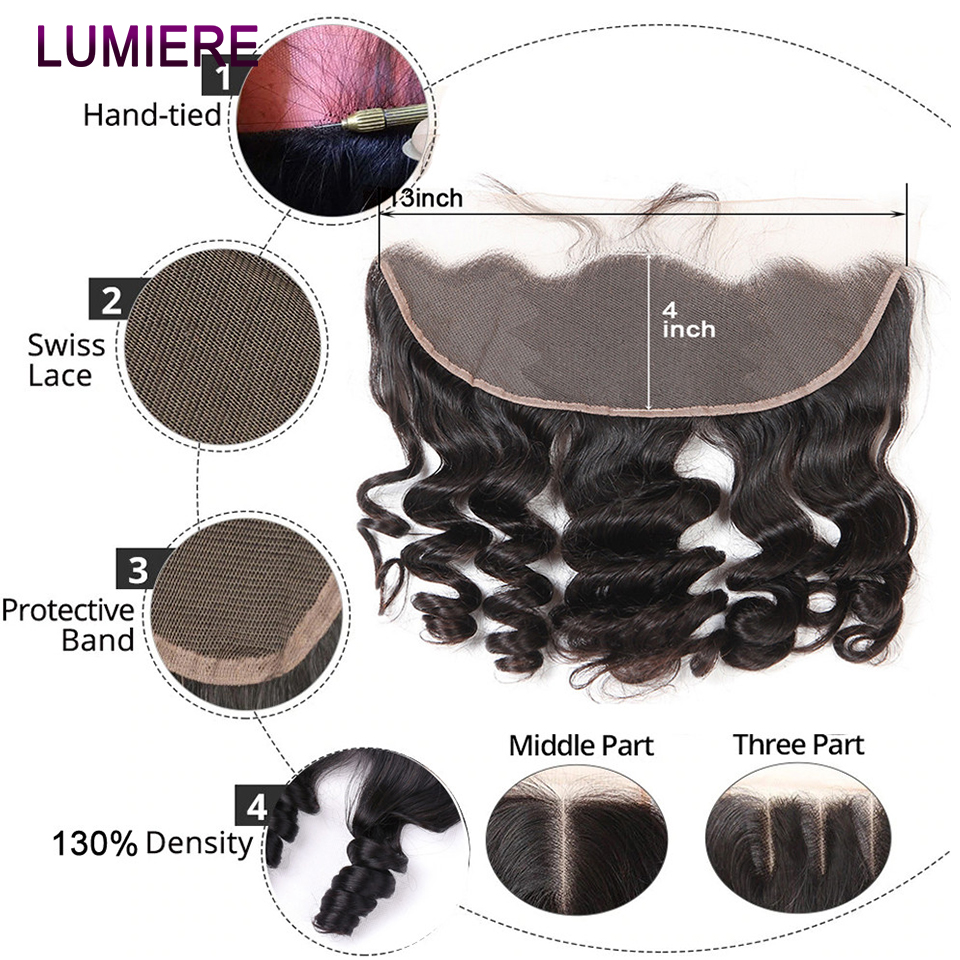 Deep 8-40" Wave Loose Human Hair Bundles With Closure Frontal Brazilian Body Wave Ddmysmile Virgin Human Hair Weave Extensions 3/4 Bundles Smile 