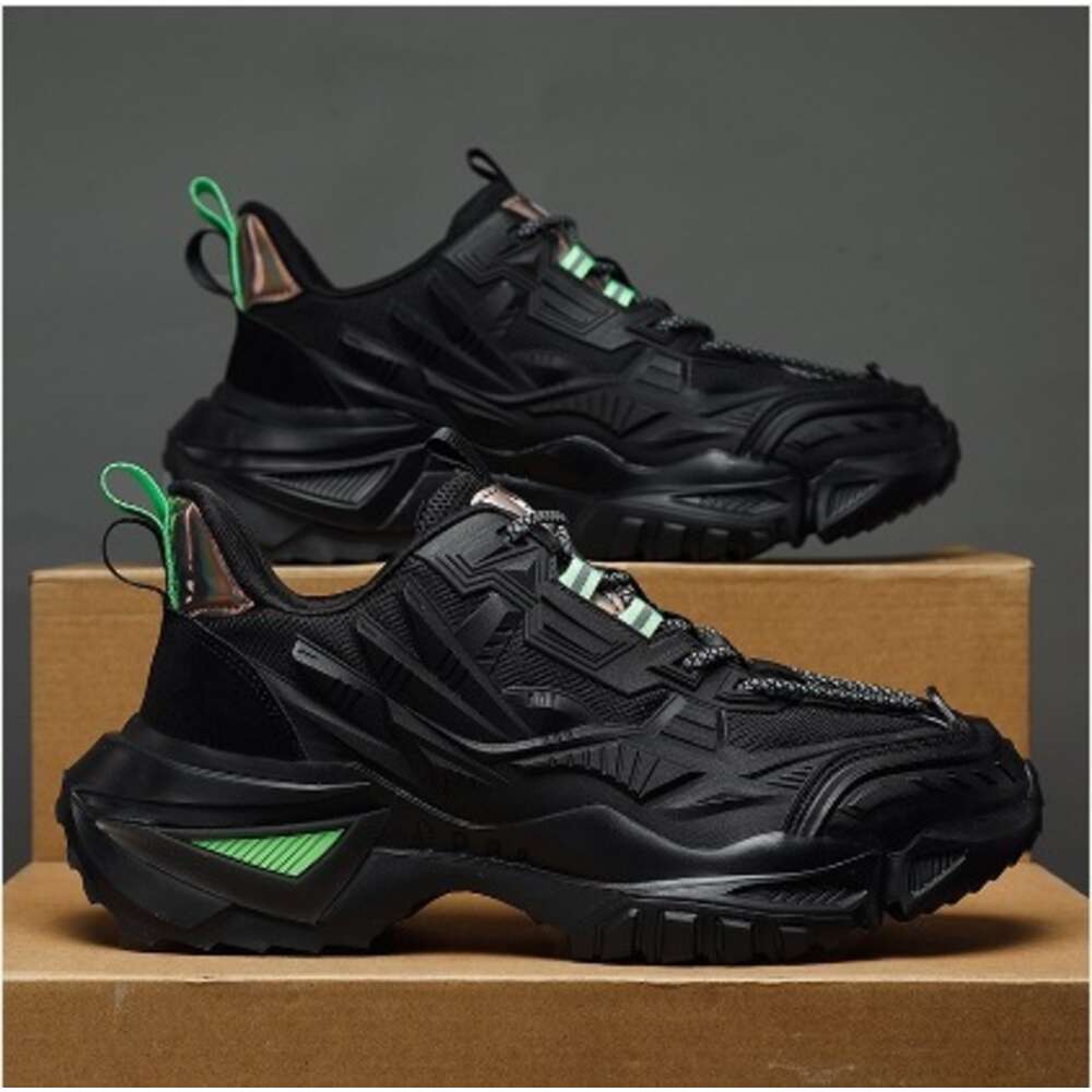 Ddmysports New Breathable Men S Sports Autumn Internet Celebrity Black Trendy Shoes OUTDOOR
