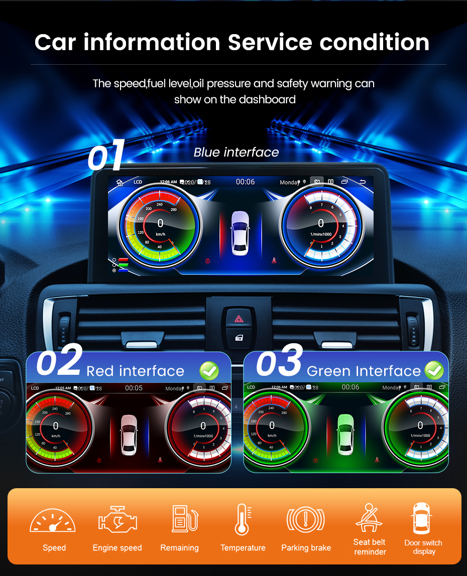 8-Core Android 13 Car Multimedia Player For BMW 3 Serie E90 E91 E92 E93 Wireless Carplay Auto 4G Wifi GPS Navigation All In One