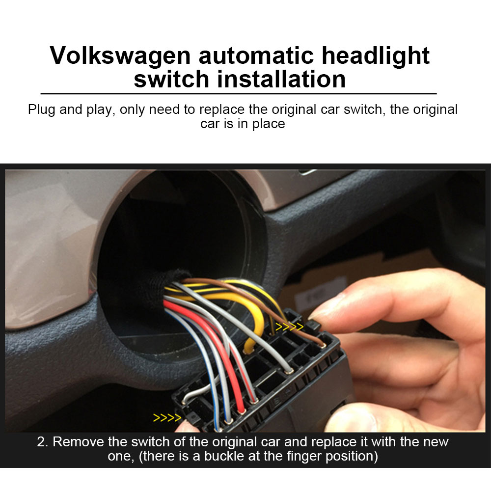 Automatic Headlight Switch 13 PIN Fog Lamp Car Lighting Accessories for Golf 4 Jetta Passat B5 Bora Polo