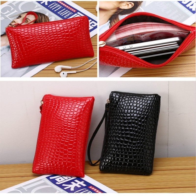 Alligator Wallet Lady New Korean handbag with active Zero Wallet