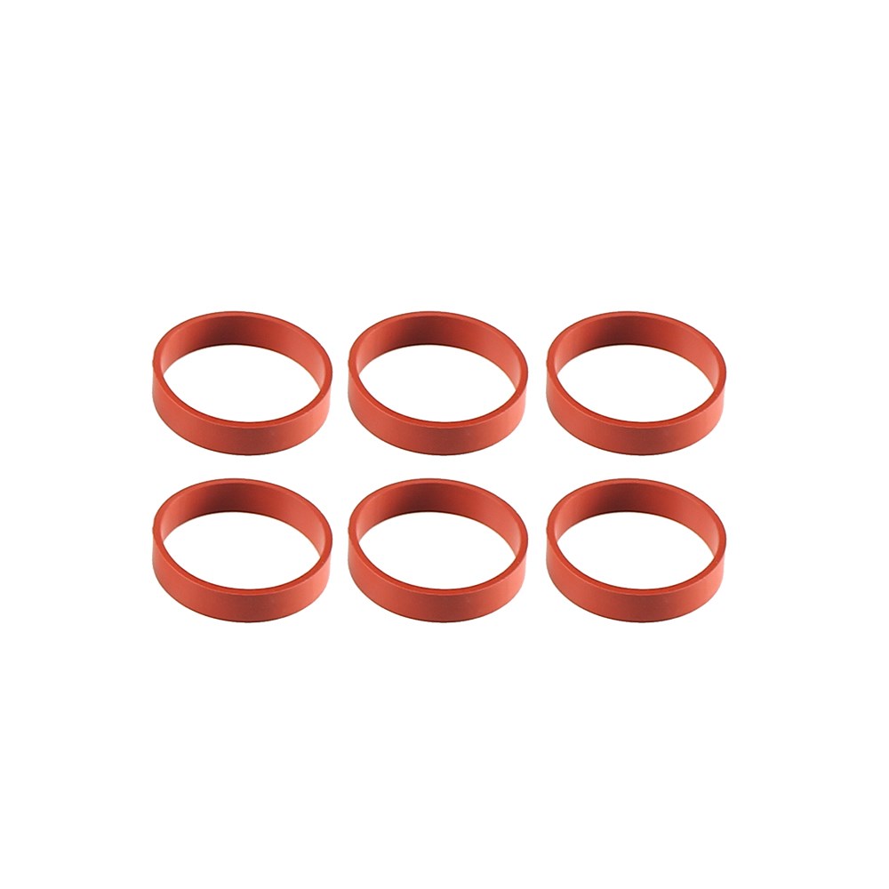 6x 33mm Aluminum &Glass Swirl Flap Blanks Removal Repair Kit with Intake Manifold Gasket Seal For E60 M47 M57 E90 6 Cylinder