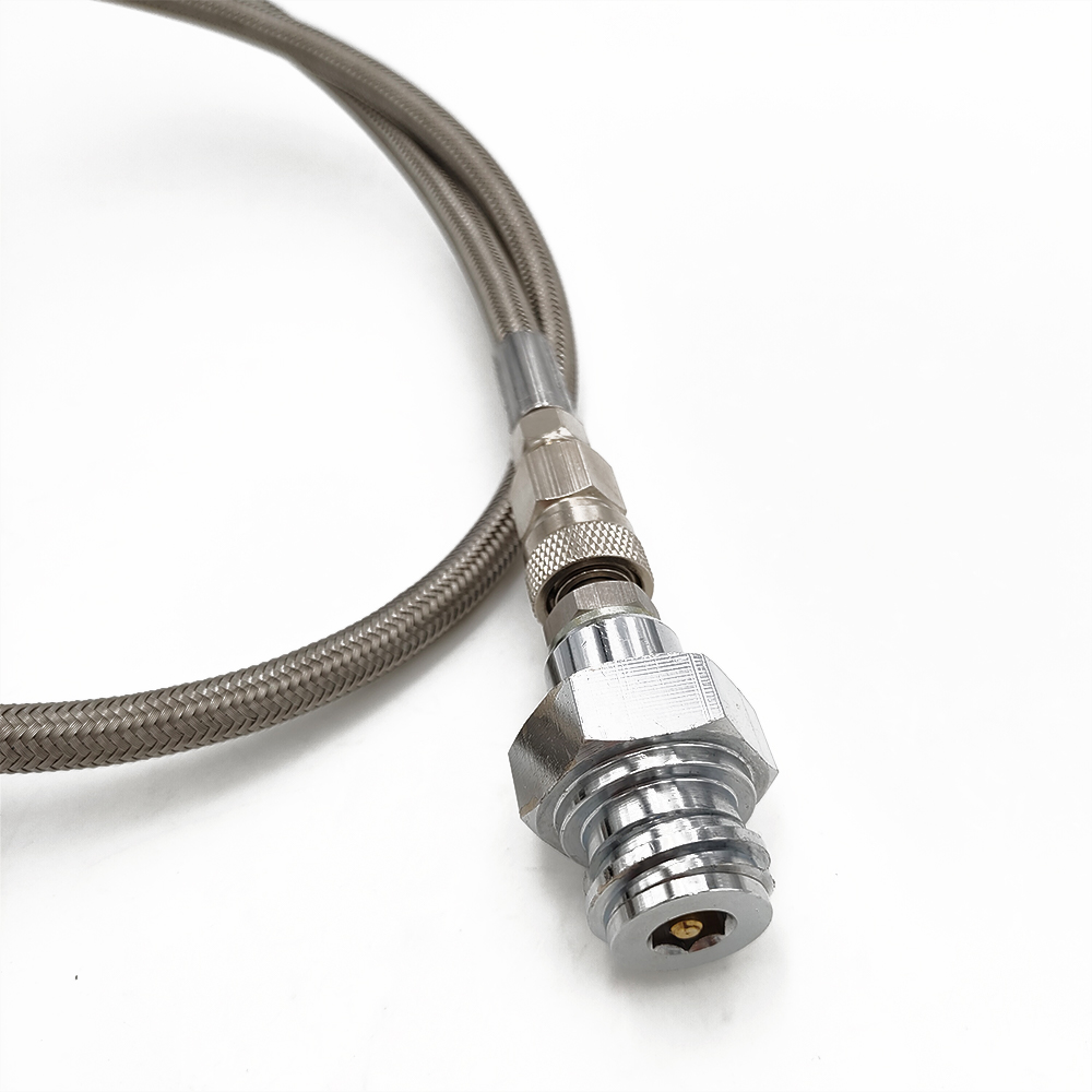 CO2 Gas Quick Connect Adapter Hose For Sodastream Grohe Blue Home Machine Maker To Tr21-4 Thread Soda Cylinder