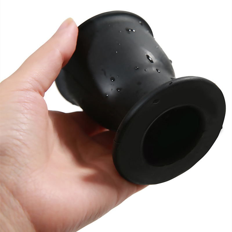 Silicone Black Cleaner Bidet Hollow Rushed Anal Douche Shower Cleaning Adult Enemator Enema Butt Plugs Washing 666 666