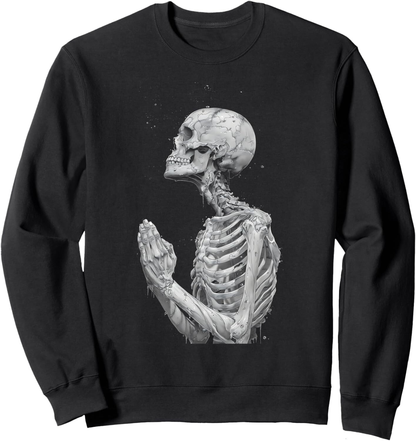 Long Sleeve Shirts for Men sweatshirt Skeleton Anatomy Bones Skull Spooky Halloween Costume Party Sweatshirt T shirt Tee Streetwear Casual tops clothe