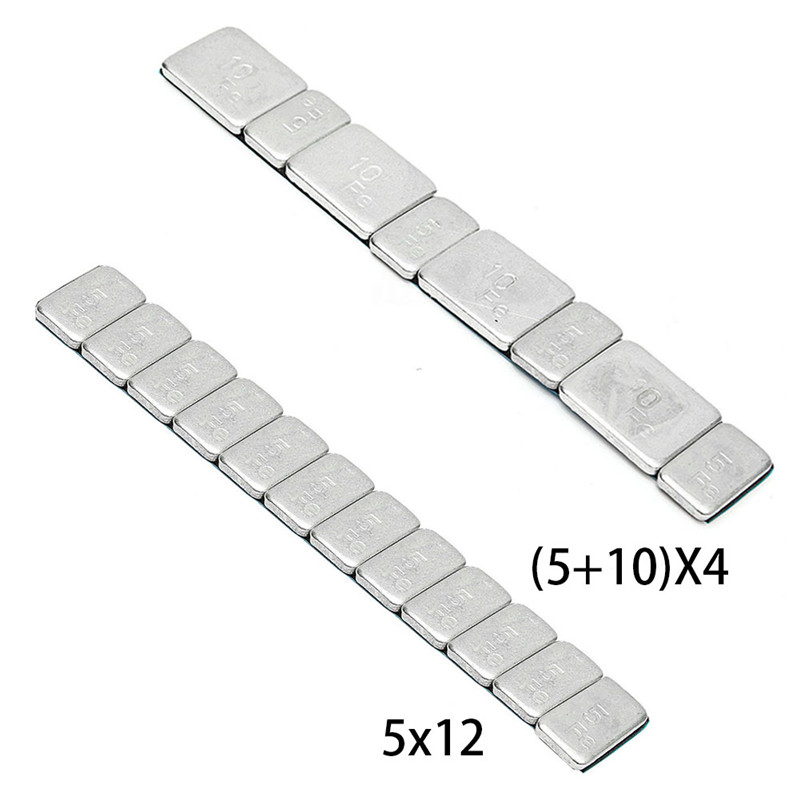 ZK50 50g Universal Car Truck Adhesive Wheel Tire Balance Weights Wheel Tyre Balancing Bar Sticker Car Accessories