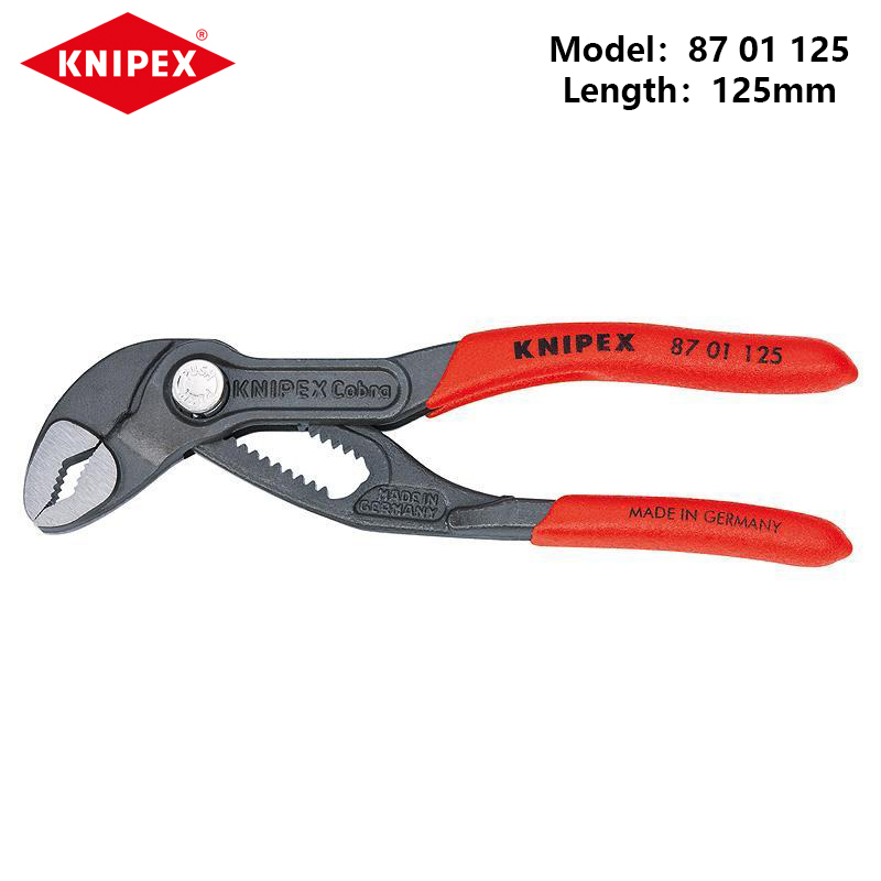 KNIPEX Tools Cobra Water Pump Pliers 8701125 8701150 8701180 8701250 8701300 8701400