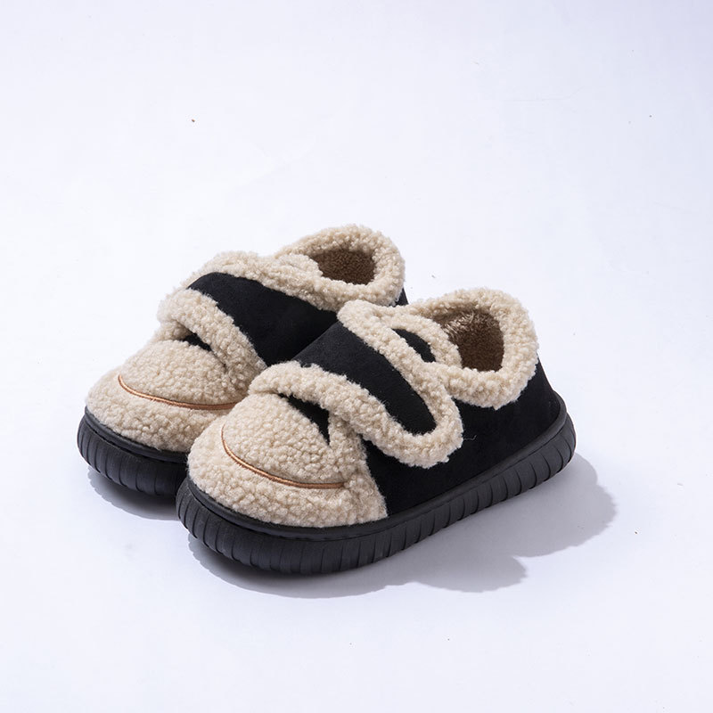 Thick Soled Woolen Cotton Slippers Bag With Women's 2025 Designer Winter New Style For Outerwear With Plush Insulation And Anti Slip Women's