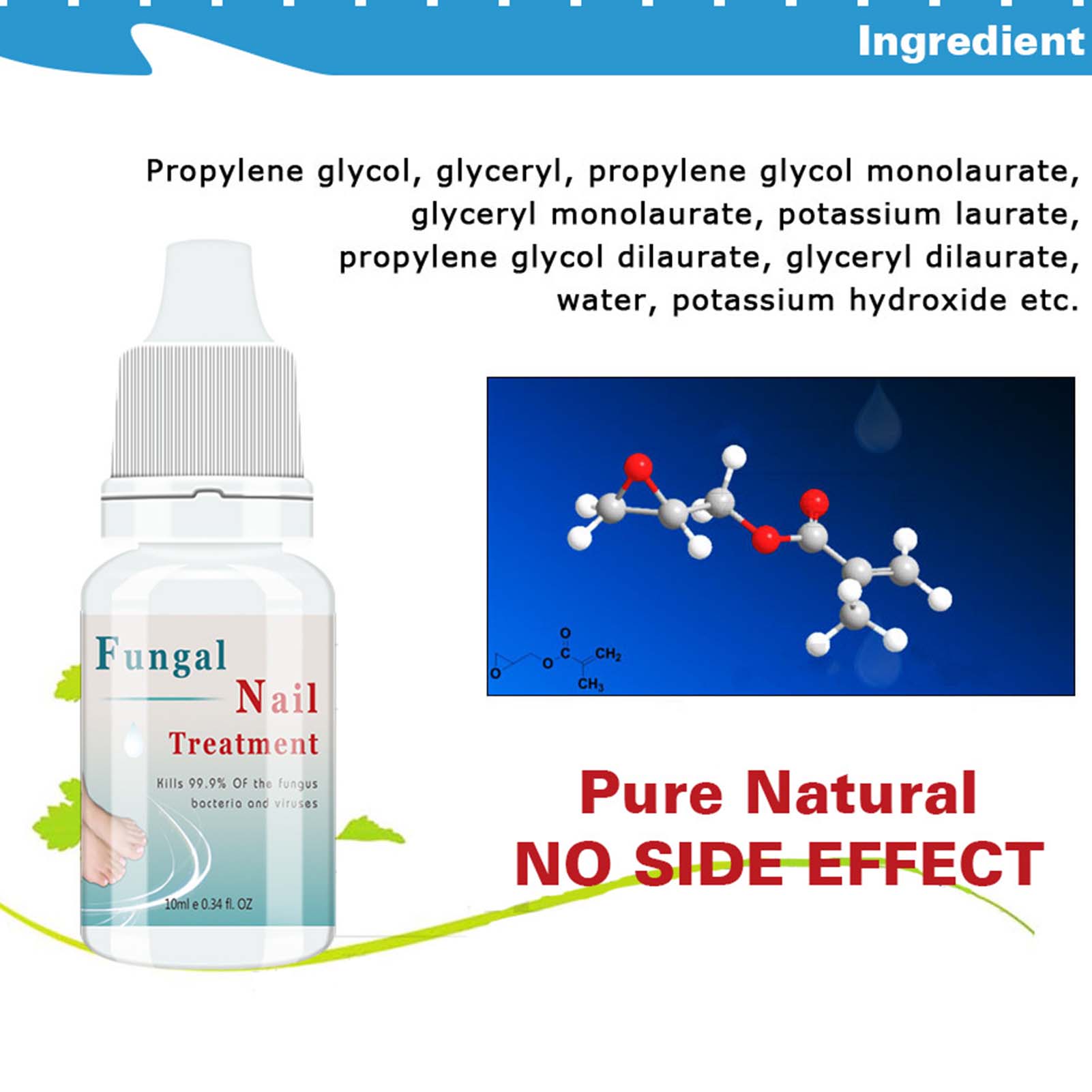 Grey Nail Repair Oil Repairing Nail Paronychia For Finger Toe Nail