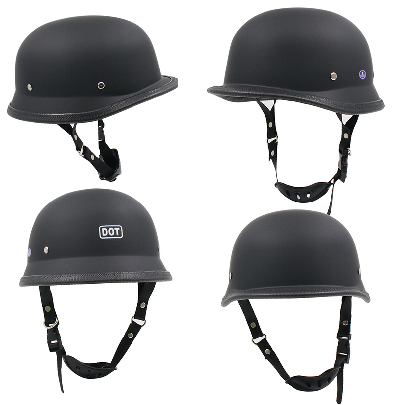 Motorcycle Helmet Size S-XXL Riding Vintage Cruiser Touring Half Helmets Moto Bicycle Scooter Skating Baseball Cap with Goggles