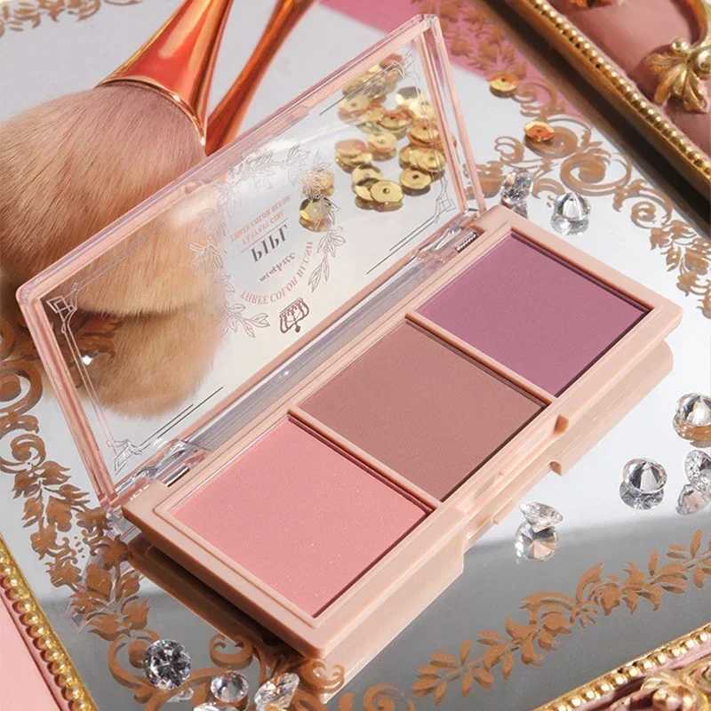3 Colors/set Blush Plate Peach Pallete Ace Mineral Pigment Cheek Blusher Powder Makeup Professional Contour Shadow Pink BlushXJ241111