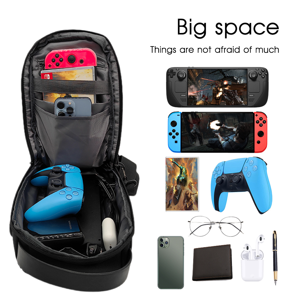 For Asus ROG ALLY Portable Console Case Bag Shockproof Hard Shell Protective Carrying Case for Steam Deck/NS Switch Accessories
