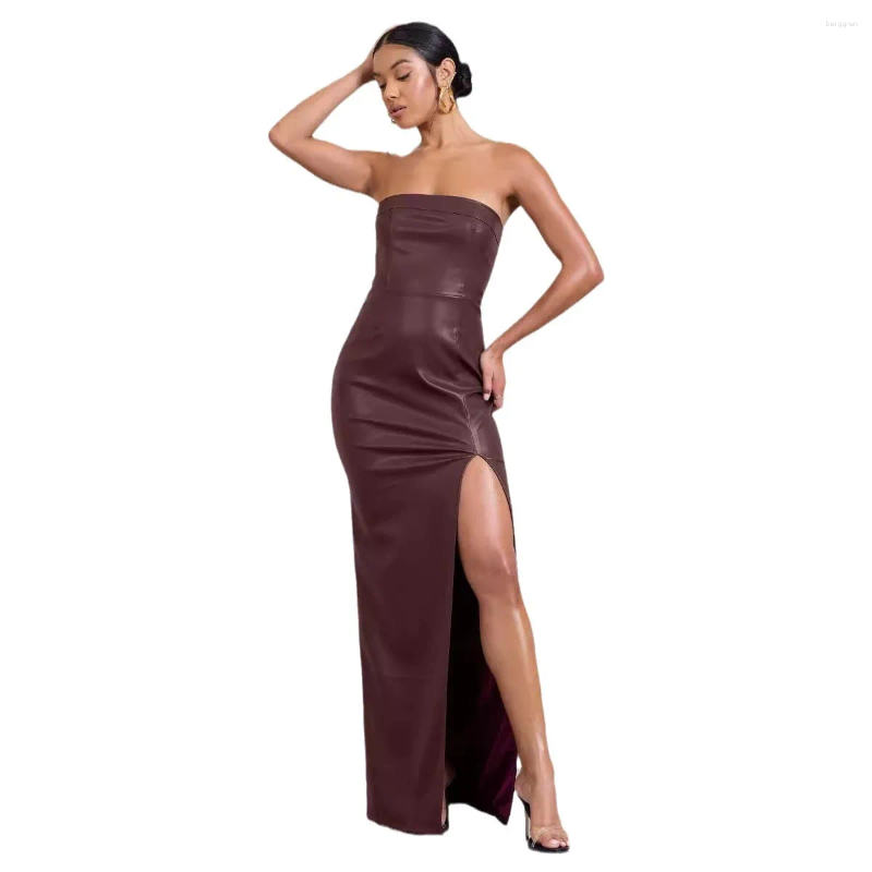 French Style Vintage Summer Sexy Corset Dress Elegant Strapless Sundress For Women Casual Dresses Outlet Bath - Tight Pareo Robe