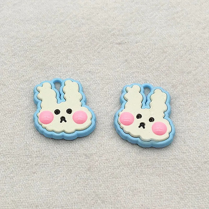 incoming 21x18mm 100 pieces zinc alloy pendant rabbit charm used for handmade necklace/earring DIY parts jewelry discovery and components 241108