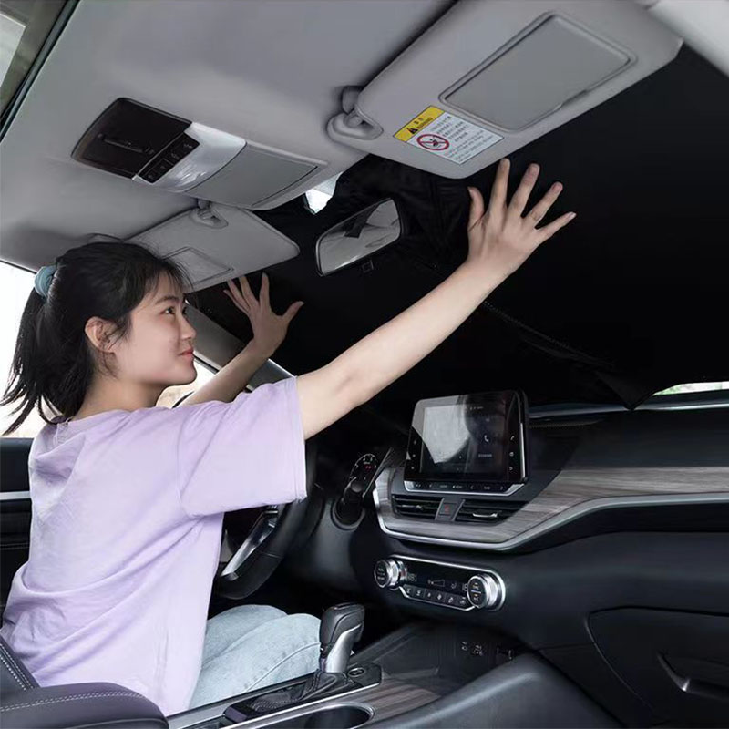Automobile sunshade front windshield curtain visor for Ford ST-line Focus 2 3 Mondeo Ecosport Kuga Mk4 Fiesta Mk3 Accessories