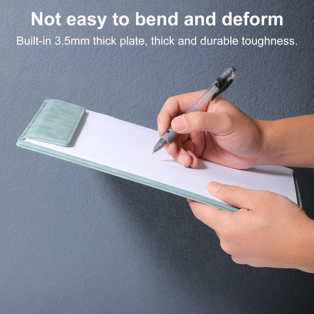 Office Stationery Supplies Clipboard A4 Paper Blotter Holder Magnetic File Folder PU Leather Drawing & Writing Pad Clip Board