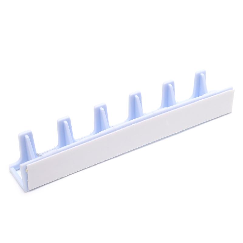 9 pcs / set Jewelery Storage Hooks Adhesive Paste Hanger Rack Ornaments Display Sticky Hook Blue White