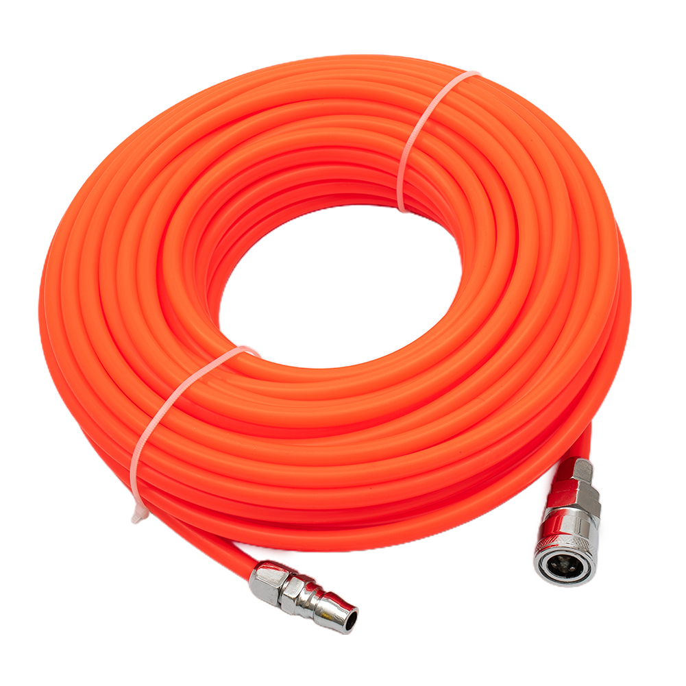 Pneumatic Straight Pipe Air Compressor Pump Hose 5*8mm Tube With Quick Connector Corrosion-Resistant PE Power Tool Accessory
