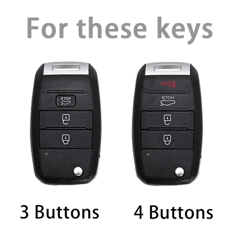 TPU Car Flip Key Case Cover Shell for 2025 KIA RIO K2 K3 K4 K5 Sportage Picanto Optima new Soul Ceed Sorento Forte Cerato Stinger Keyless