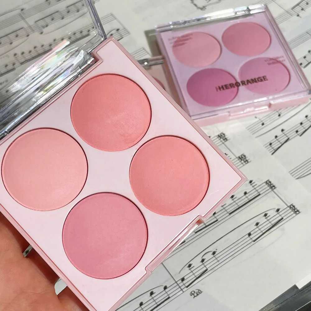 4 Colors Blush Powder Face Makeup Set Mixed Sweet Warm Colors Matte Cheek Powder Facial Beauty Cosmetic Makeup BlushXJ241111