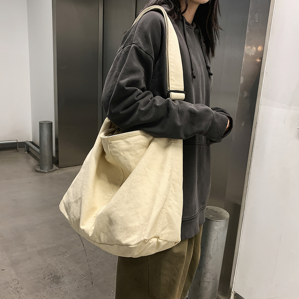 Women's Bags Casual Large Capacity Shoulder Bags Canvas Shopper Totes Fashion Harajuku Handbags Casual Ladies Crossbody Bags