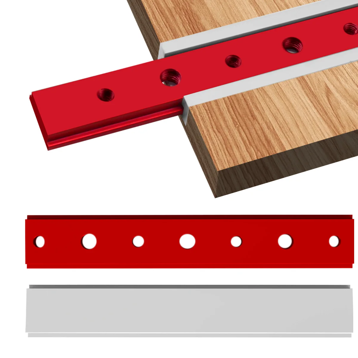 200MM T-Slider T-track Miter Fixture Woodworking Aluminum Miter Bar Slider Table Saw Gauge Rod Slot Miter Track T Screw Fixture