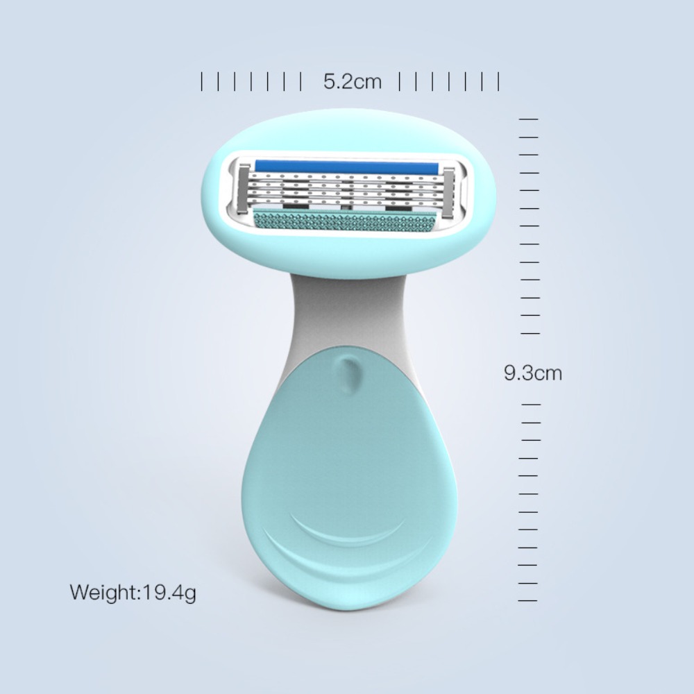 Portable Women Travel Shaving Shaving Razor Whole Body 4 Blade Hair Removal Shaver