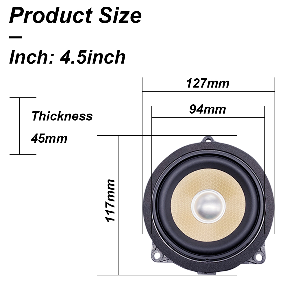 Ca rMidrange Speaker Upgrade For F10 F30 F11 F32 F34 F01 F02 E70 E87 E90 E92 E60 E46 E39 3 5 7 Series Car door Audio Horn 27b64