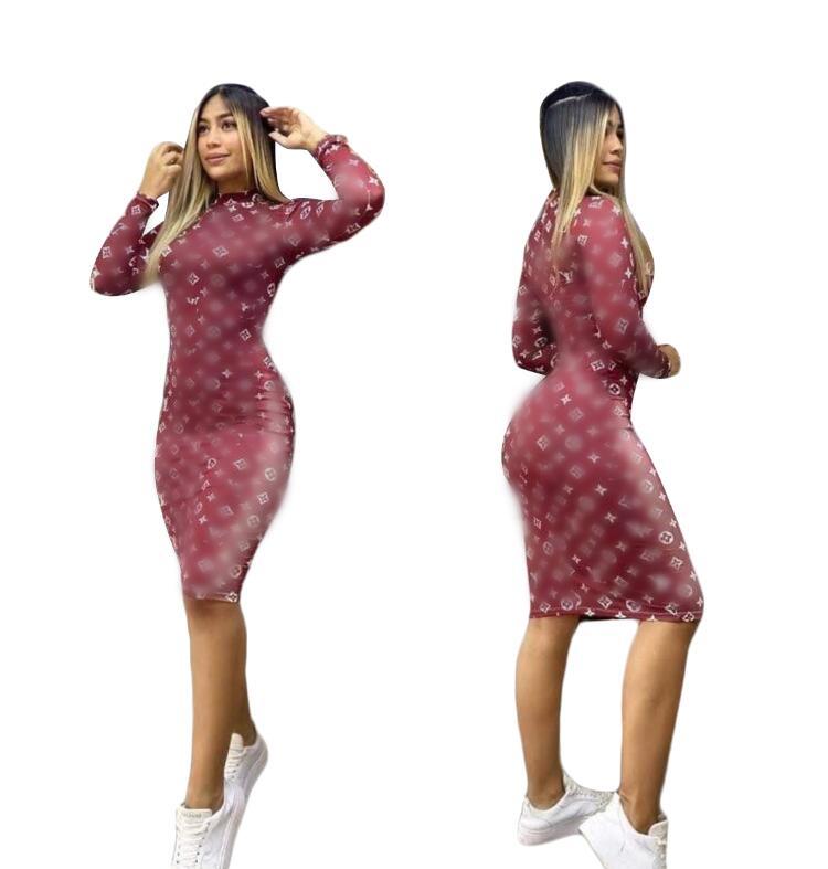 Basic & Casual Dresses designer Dress Sexy Designer Luxury Brand Women's S-XXL J2759 HC8M
