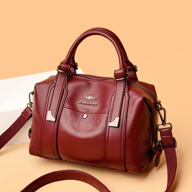 Luxury Brand Leather Handbag for Women 2024 Ladies Designer Super Quality Shoulder Crossbody Sac Big Messenger Casual Tote Femme