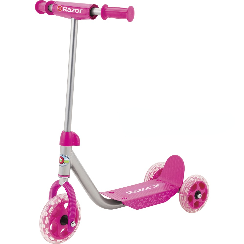 3-Wheel Lil' Kick Scooter - for Ages 3 and Up, Pink Scooter for Kids Scooter Trick