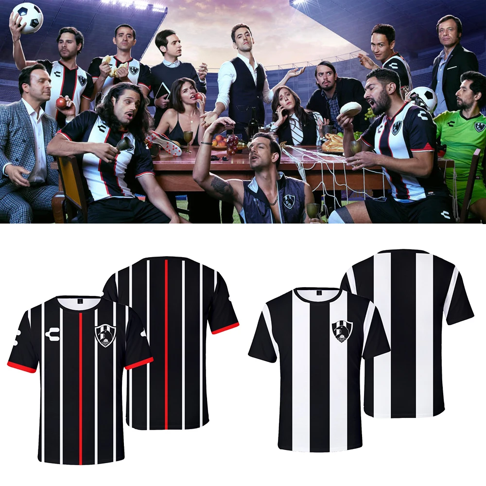 New Men T-shirt New Club of Crows Football Jersey Custom Name Cosplay Club de Cuervos Soccer T-shirt 3d Printing for Men