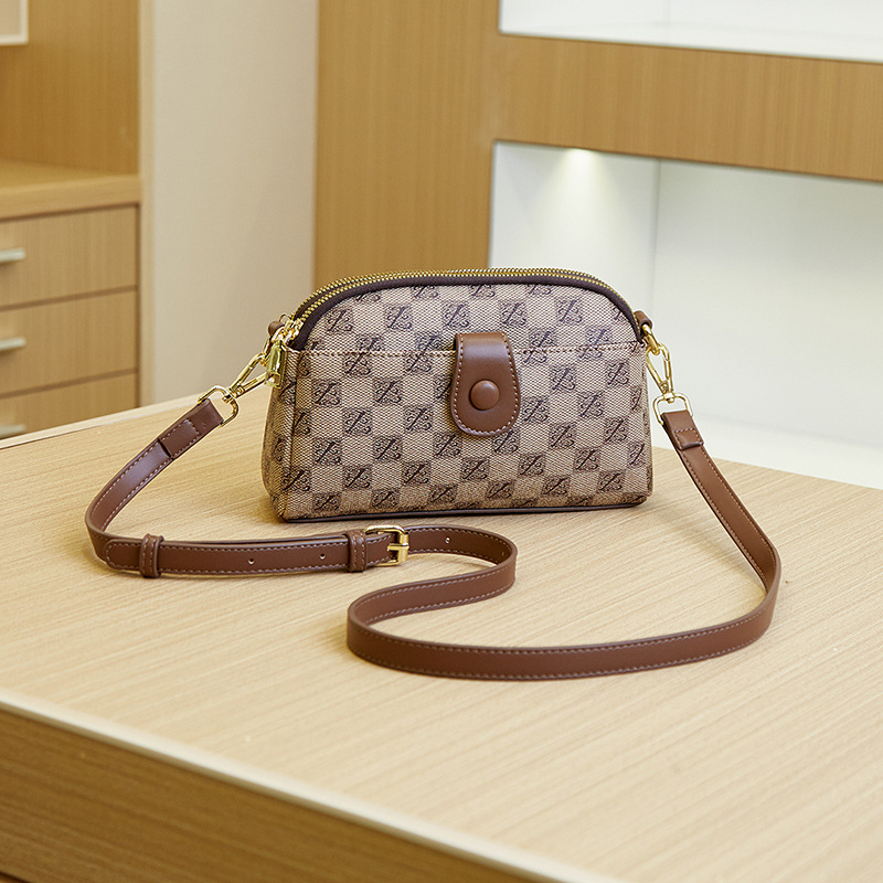 Women's Vintage Crossbody Bag Summer Totes Ladies Luxury Handbags Retro One Shoulder Armpit Shell Bags Coin Purse For Female Gir