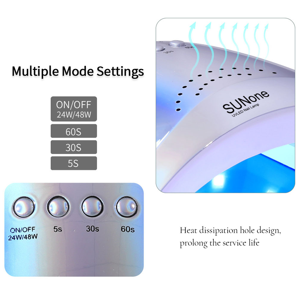 Quality LULAA High Nail Phototherapy hine Uv Led Lamp Gel Polish Drying Lamp Professional Material Nail Accessories Tools smile