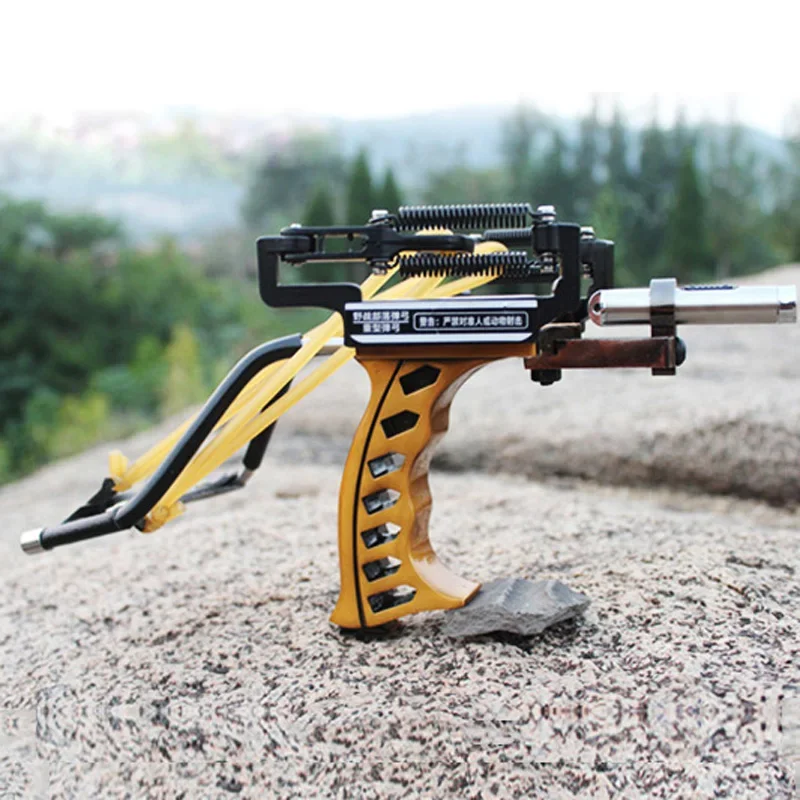 Metal Laser Aiming Slingsshot Spring Wrist Support To Assist Slingshot Outdoor Hunting and Shooting Hunting Accessories Caza