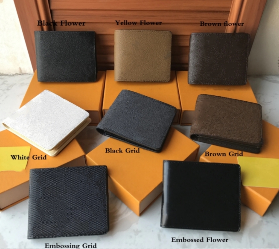 Genuine Leather quality designers wallets cardholder Short wallet style mens designer women high-end designers wallet with box