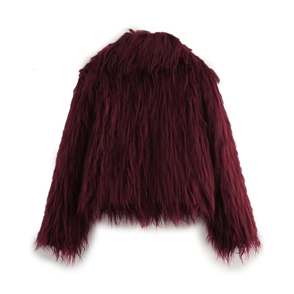 shanshi fur coat women Women's winter fashion short fur effect jacket